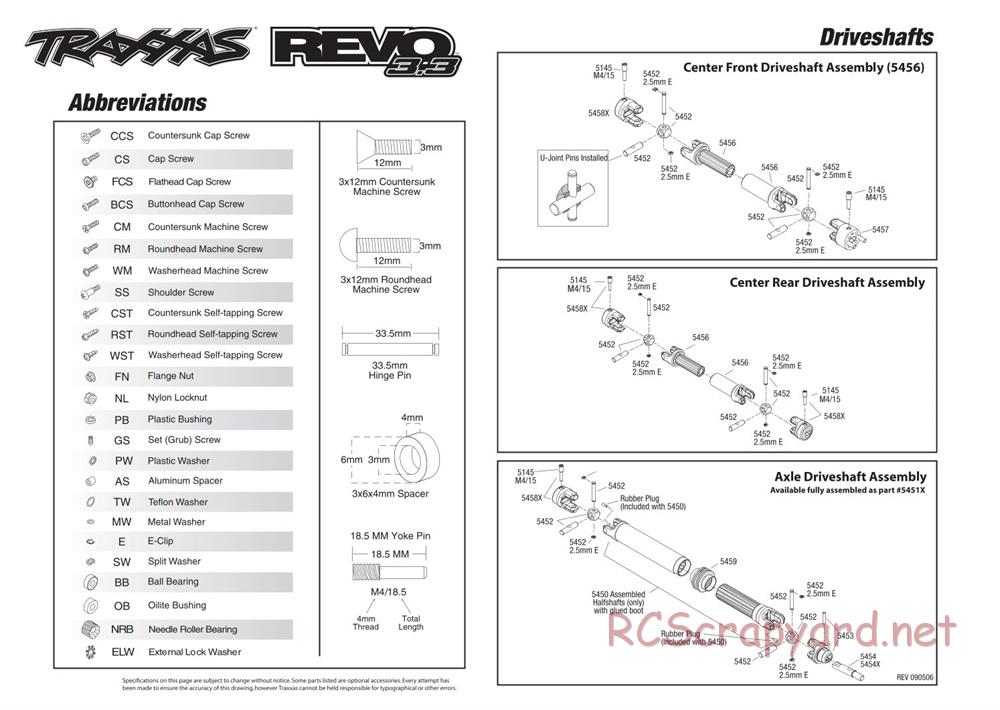 Traxxas - Revo 3.3 - Exploded Views - Page 4