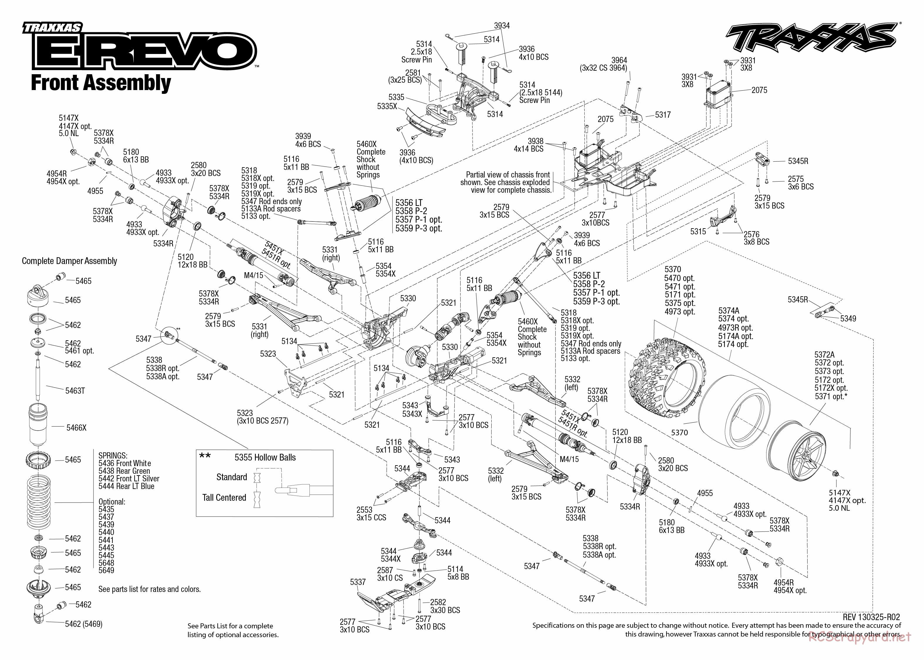 Traxxas - E-Revo (2010) - Exploded Views - Page 3