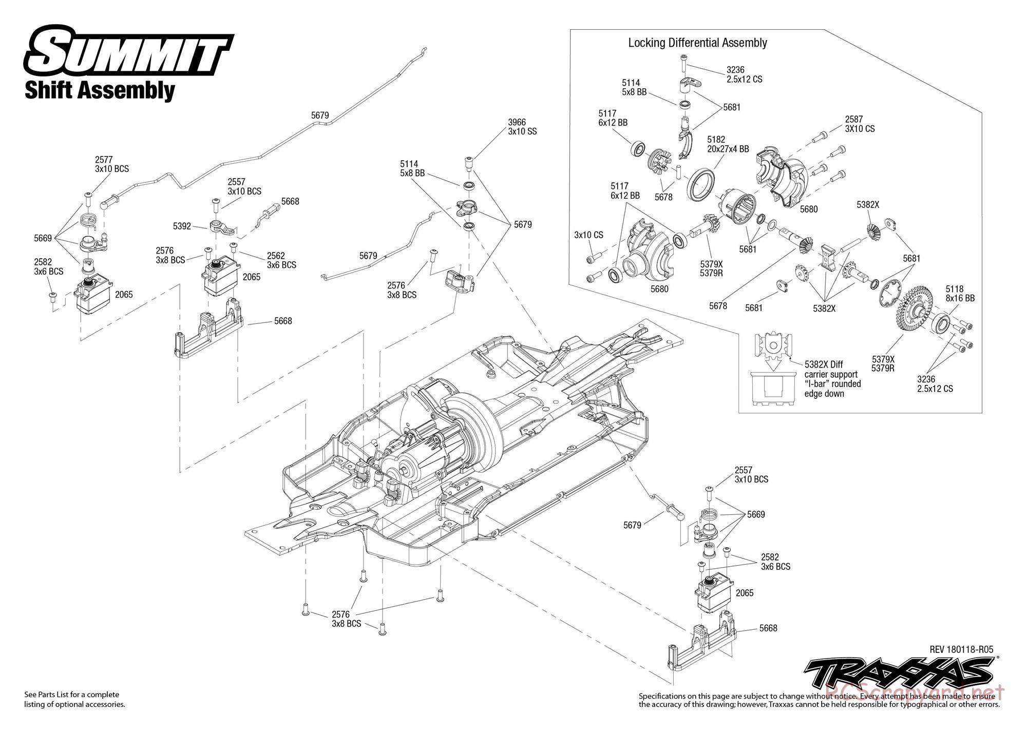 Traxxas - Summit (2015) - Exploded Views - Page 6