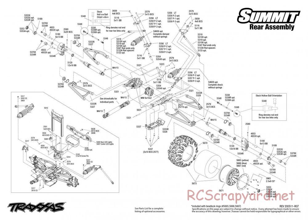 Traxxas - Summit - Exploded Views - Page 3