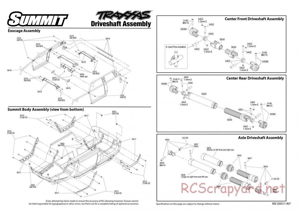 Traxxas - Summit - Exploded Views - Page 4