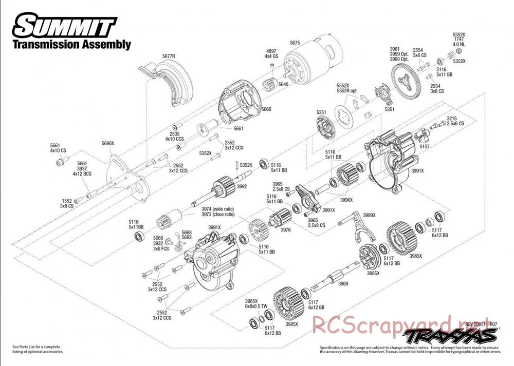 Traxxas - Summit - Exploded Views - Page 5