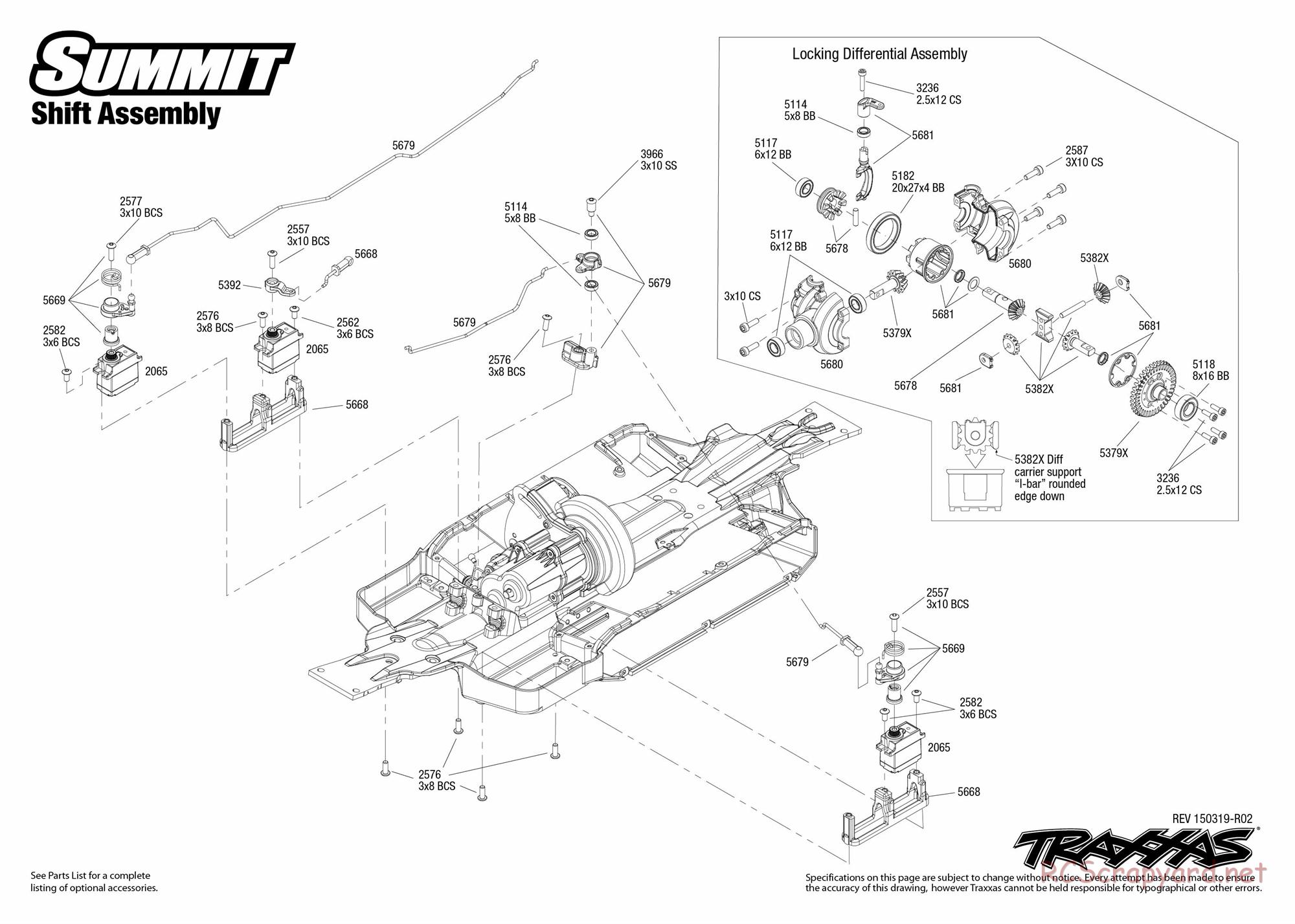 Traxxas - Summit (2014) - Exploded Views - Page 6
