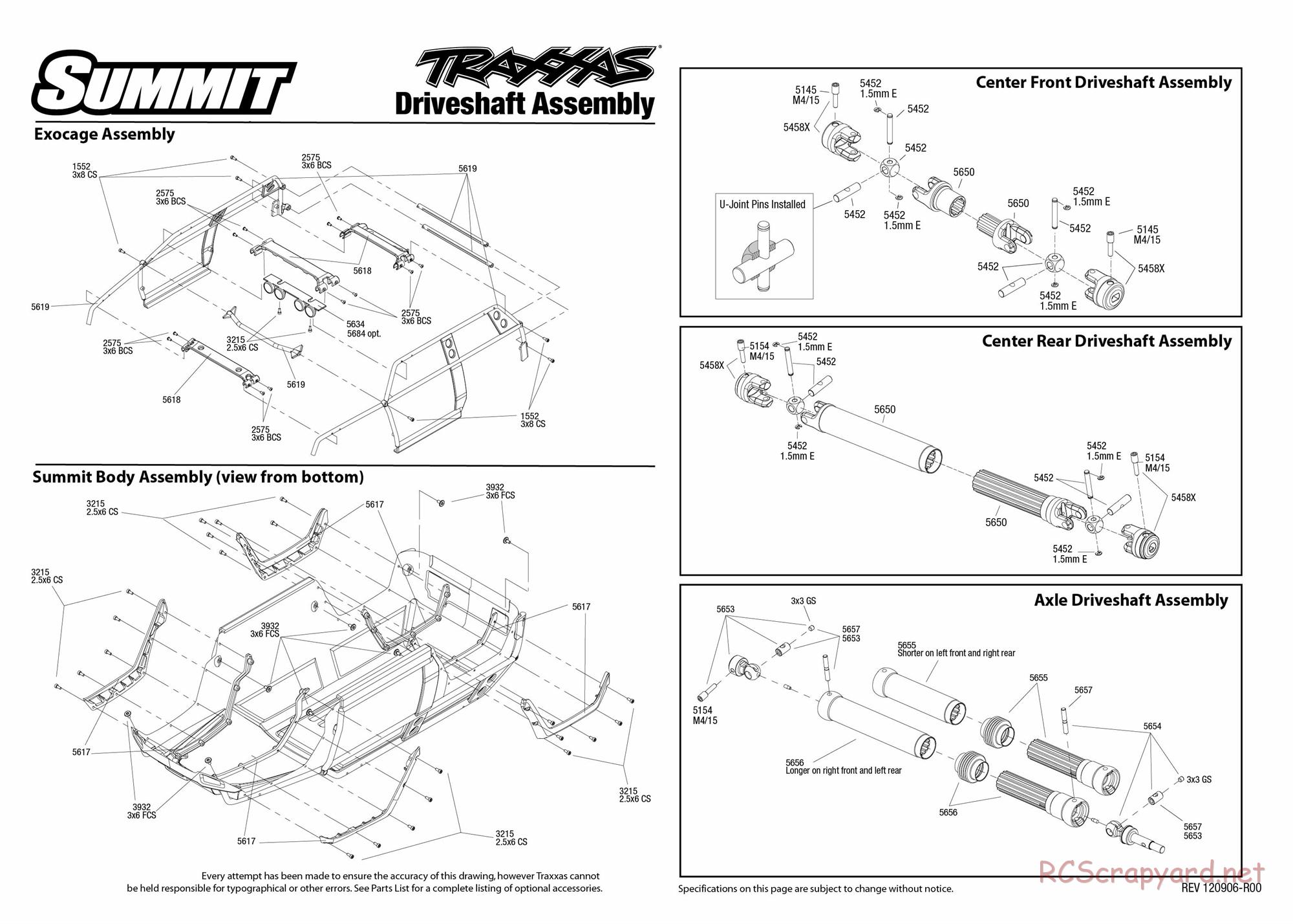 Traxxas - Summit LiPo (2012) - Exploded Views - Page 2
