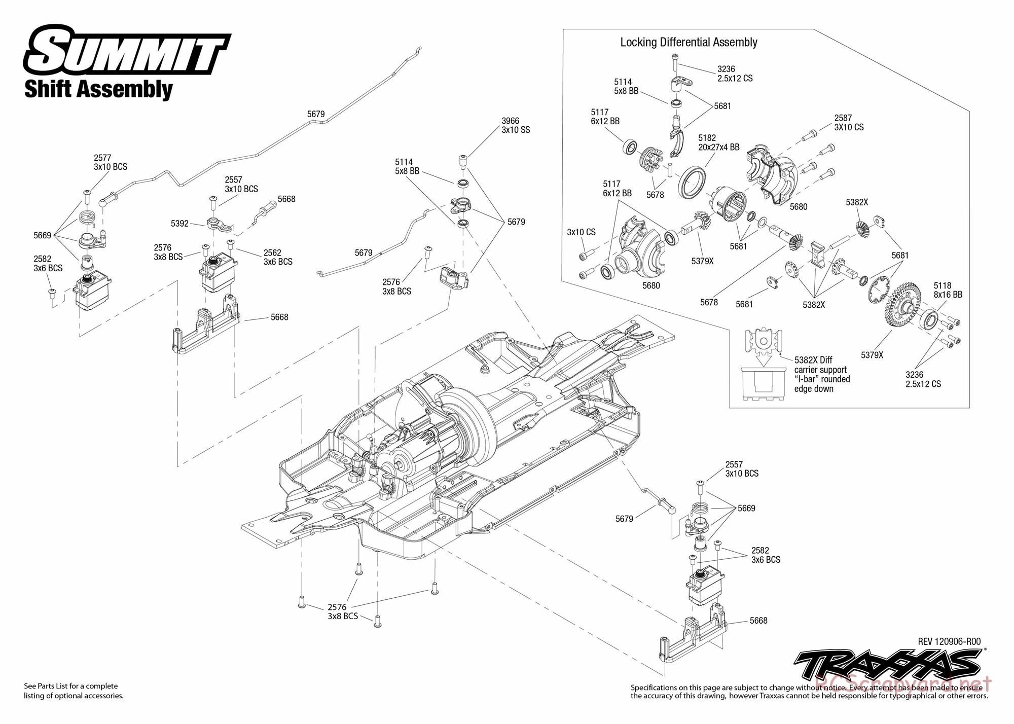 Traxxas - Summit LiPo (2012) - Exploded Views - Page 5