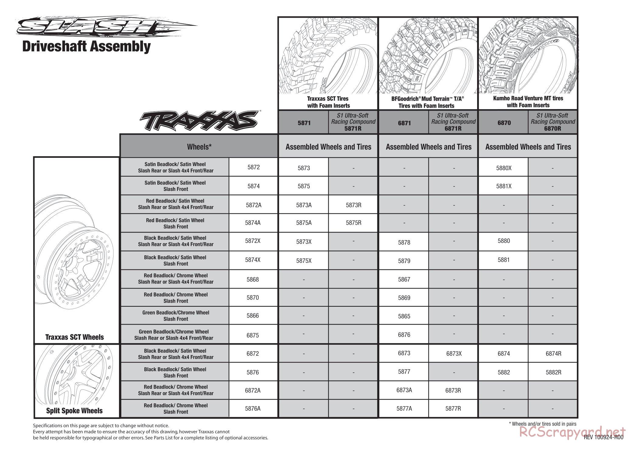 Traxxas - Slash 2WD (2011) - Exploded Views - Page 5