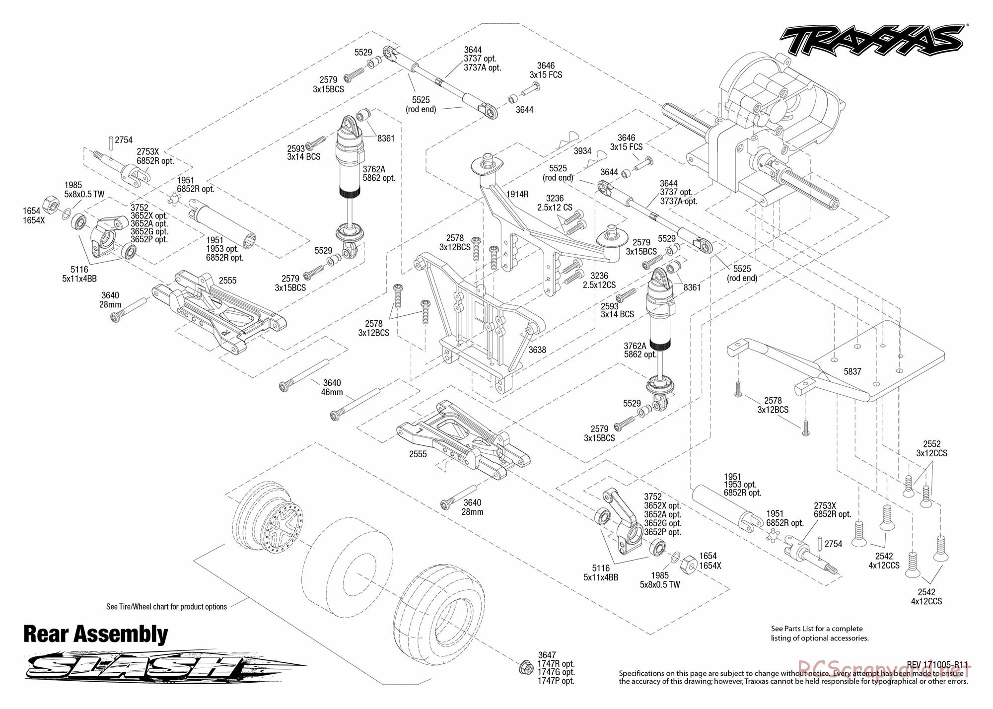 Traxxas - Slash 2WD (2012) - Exploded Views - Page 3