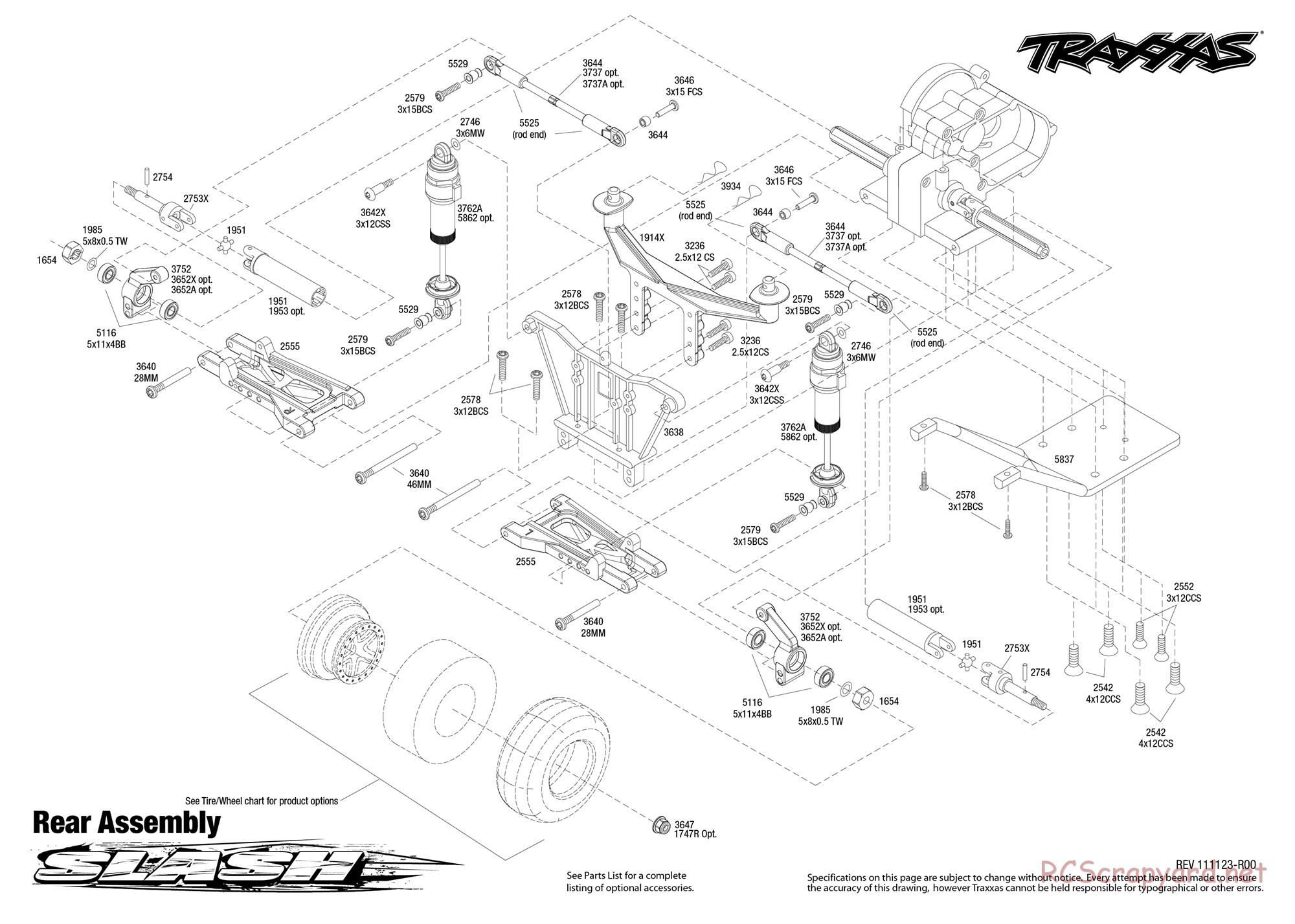 Traxxas - Slash 2WD - Exploded Views - Page 3