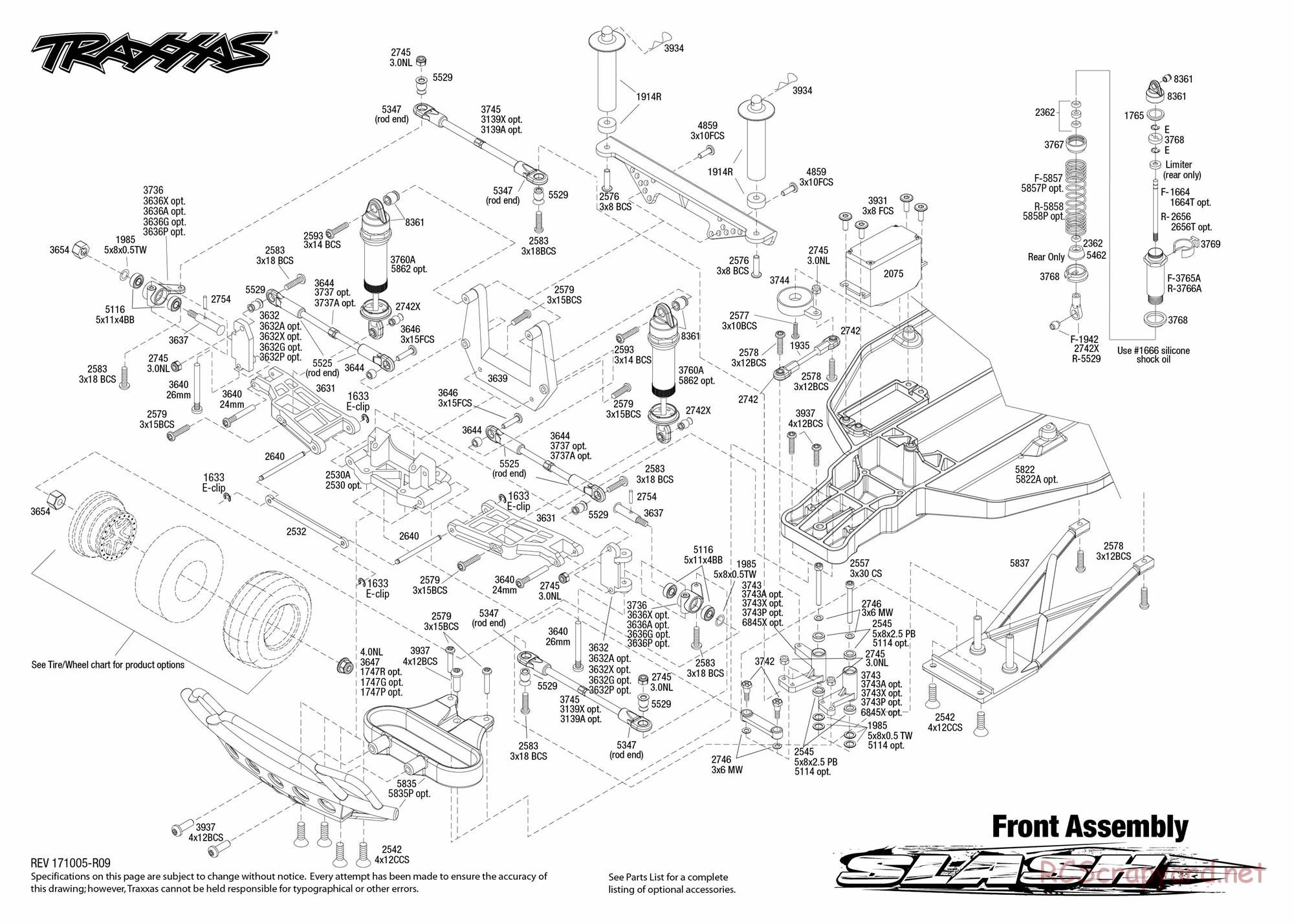 Traxxas - Slash 2WD - Exploded Views - Page 2