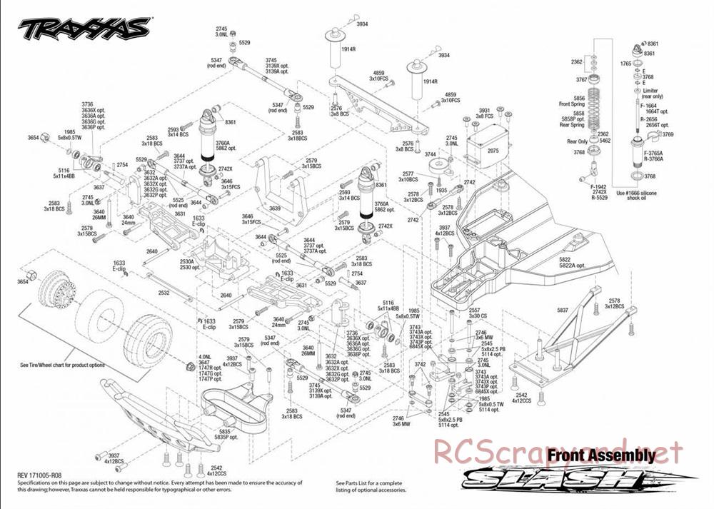 Traxxas - Slash OBA 2WD - Exploded Views - Page 2