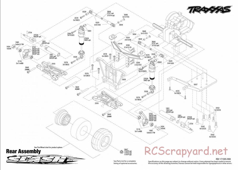 Traxxas - Slash OBA 2WD - Exploded Views - Page 3