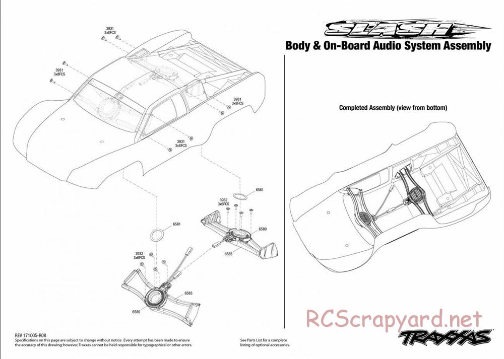 Traxxas - Slash OBA 2WD - Exploded Views - Page 4