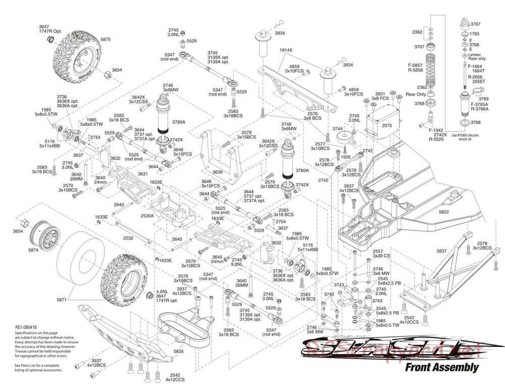 Traxxas - Slash 2WD - Exploded Views - Page 2