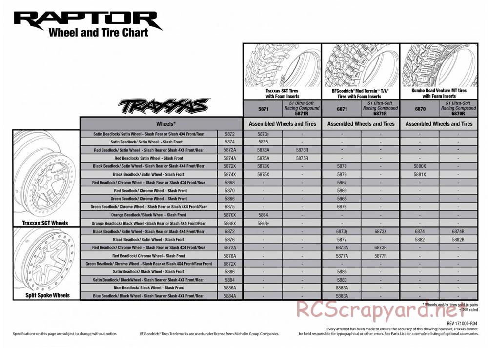 Traxxas - 2017 Ford F-150 Raptor - Exploded Views - Page 6
