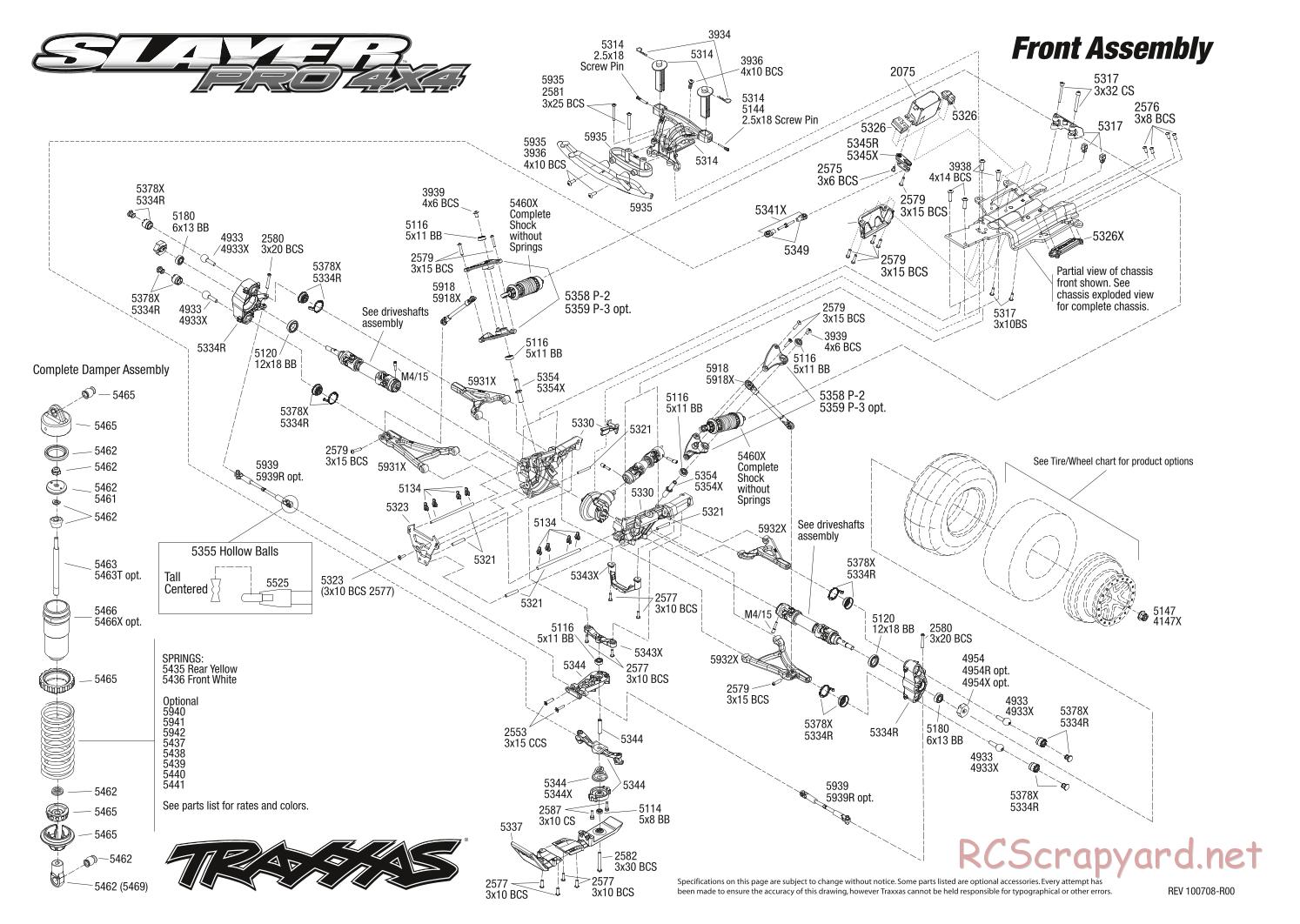 Traxxas - Slayer Pro 4x4 - Exploded Views - Page 3