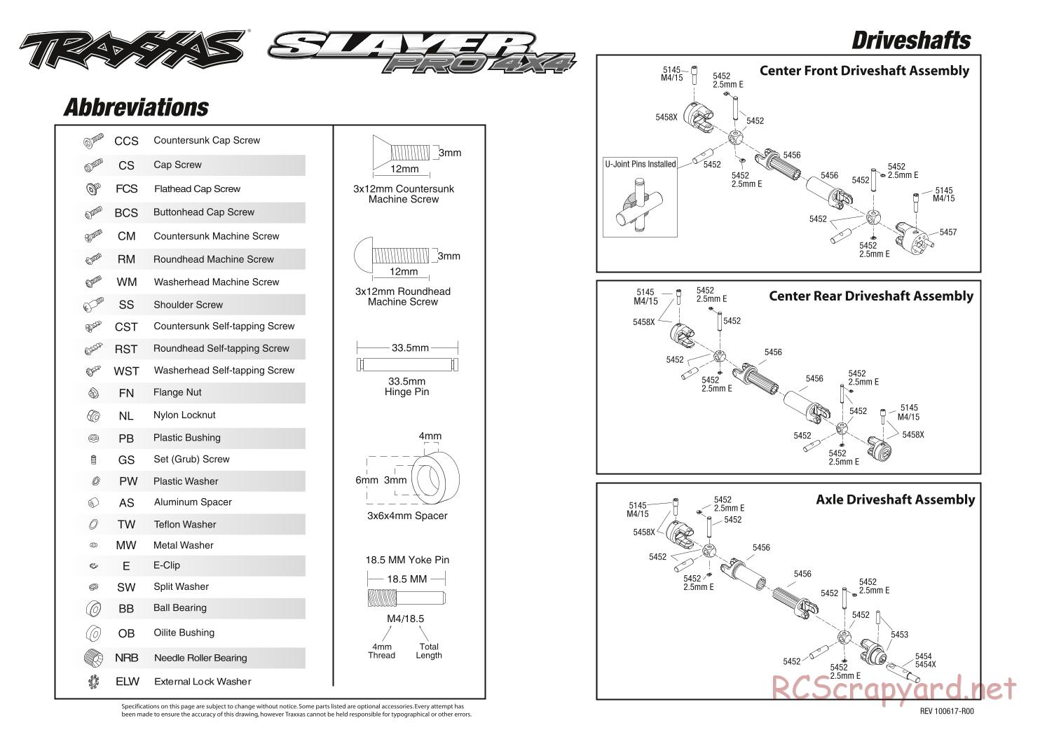Traxxas - Slayer Pro 4x4 - Exploded Views - Page 5