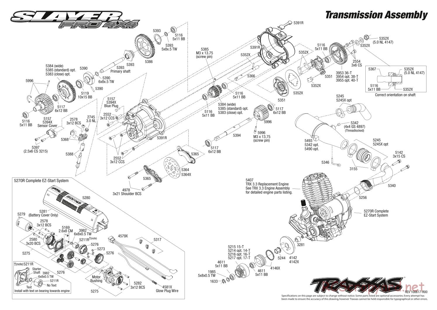 Traxxas - Slayer Pro 4x4 - Exploded Views - Page 6