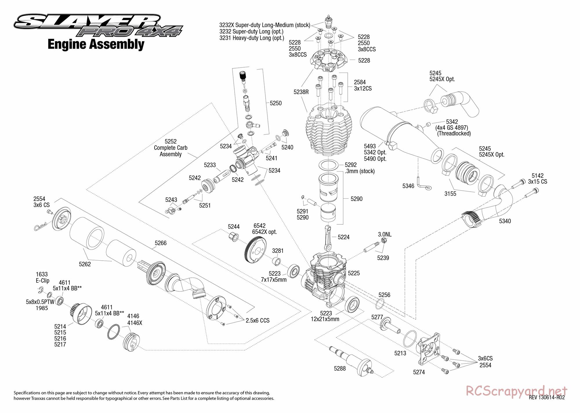 Traxxas - Slayer Pro 4x4 (2012) - Exploded Views - Page 3