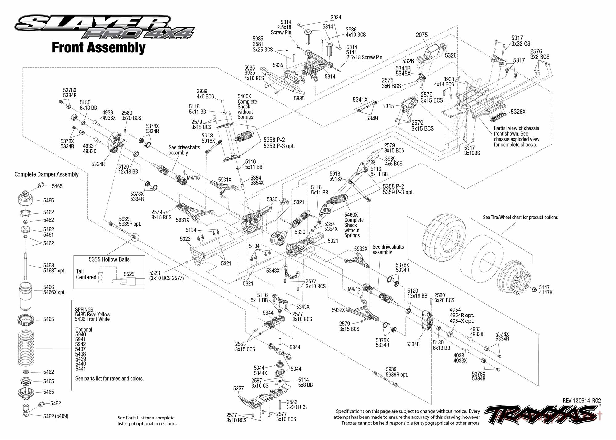 Traxxas - Slayer Pro 4x4 (2012) - Exploded Views - Page 4