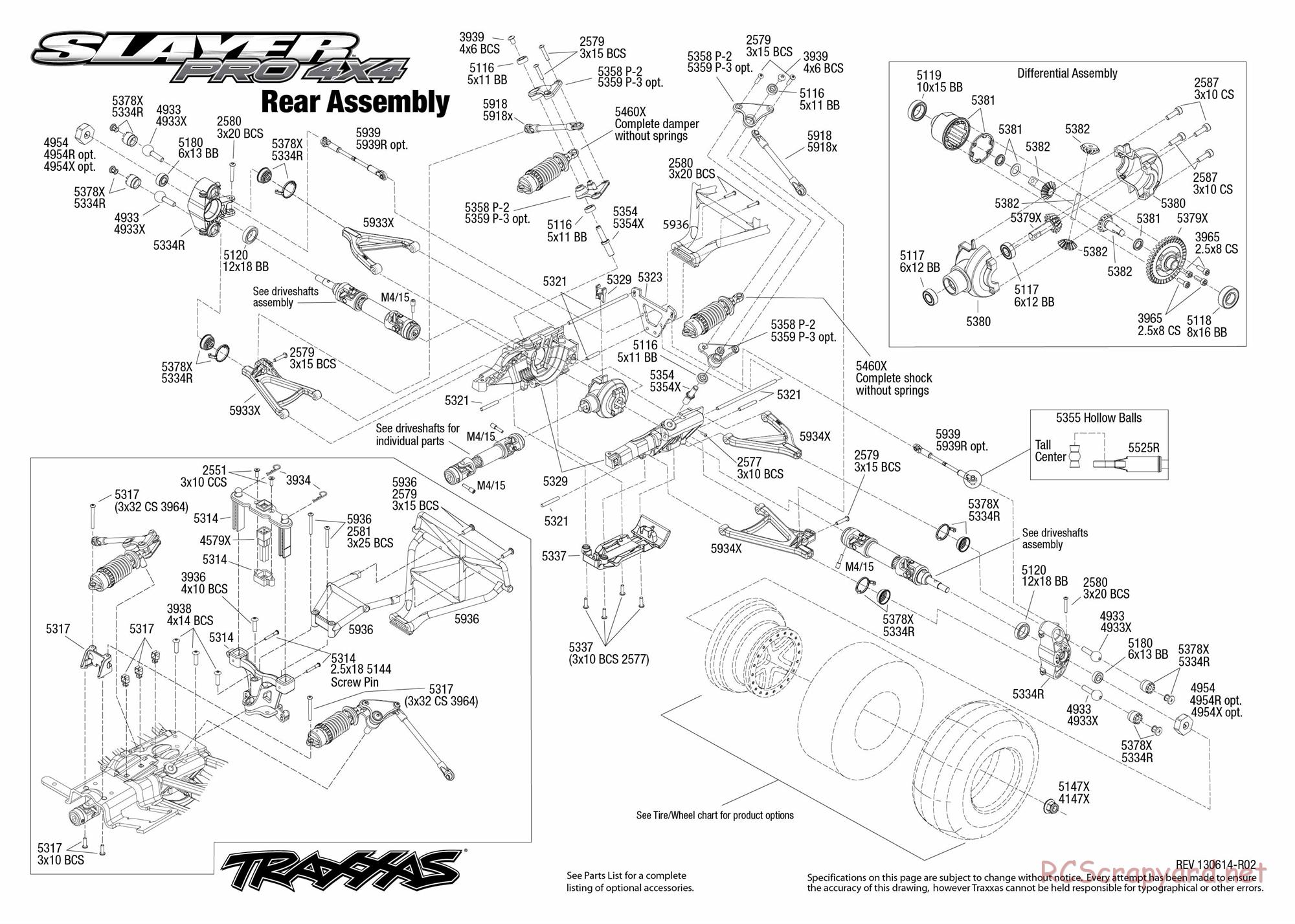Traxxas - Slayer Pro 4x4 (2012) - Exploded Views - Page 5