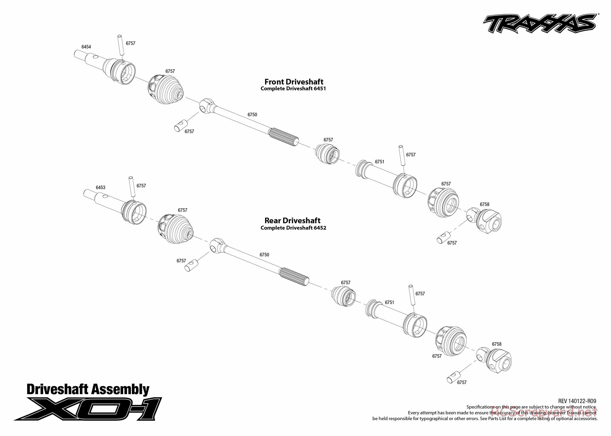 Traxxas - XO-1 (2011) - Exploded Views - Page 2