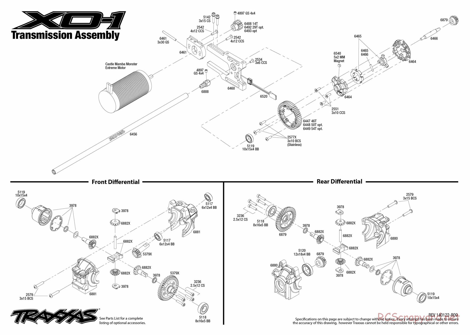 Traxxas - XO-1 (2011) - Exploded Views - Page 5