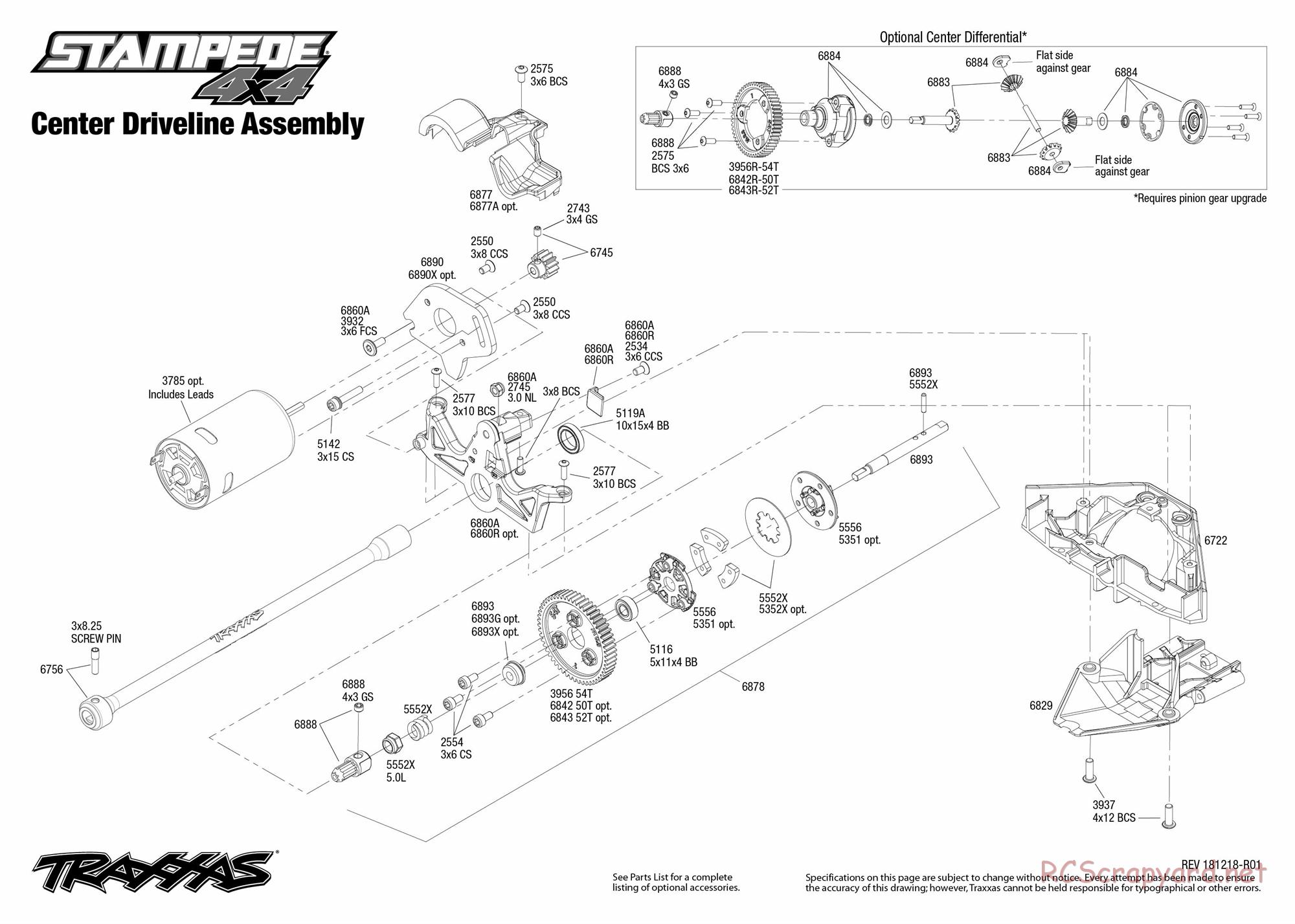 Traxxas - Stampede 4x4 (2019) - Exploded Views - Page 5