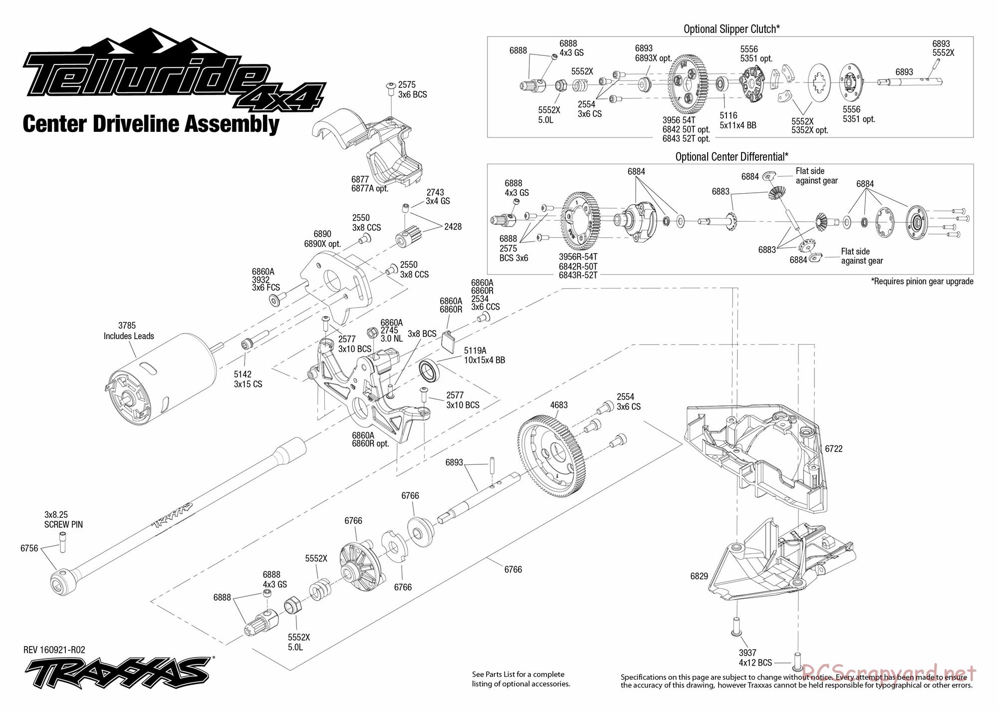 Traxxas - Telluride 4x4 (2015) - Exploded Views - Page 5