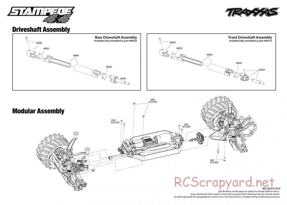 Traxxas - Stampede 4x4 - Exploded Views - Page 4