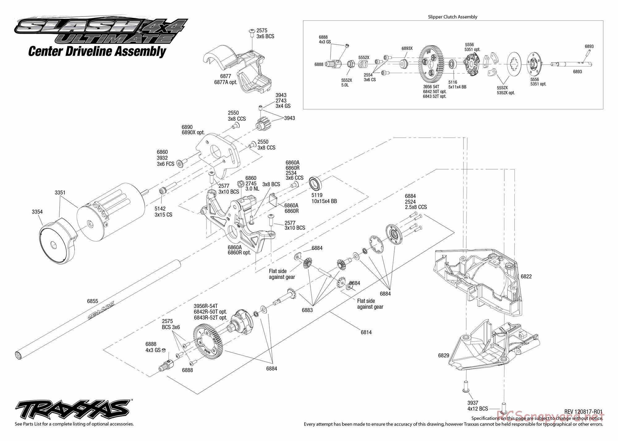 Traxxas - Slash 4x4 Ultimate - Exploded Views - Page 2