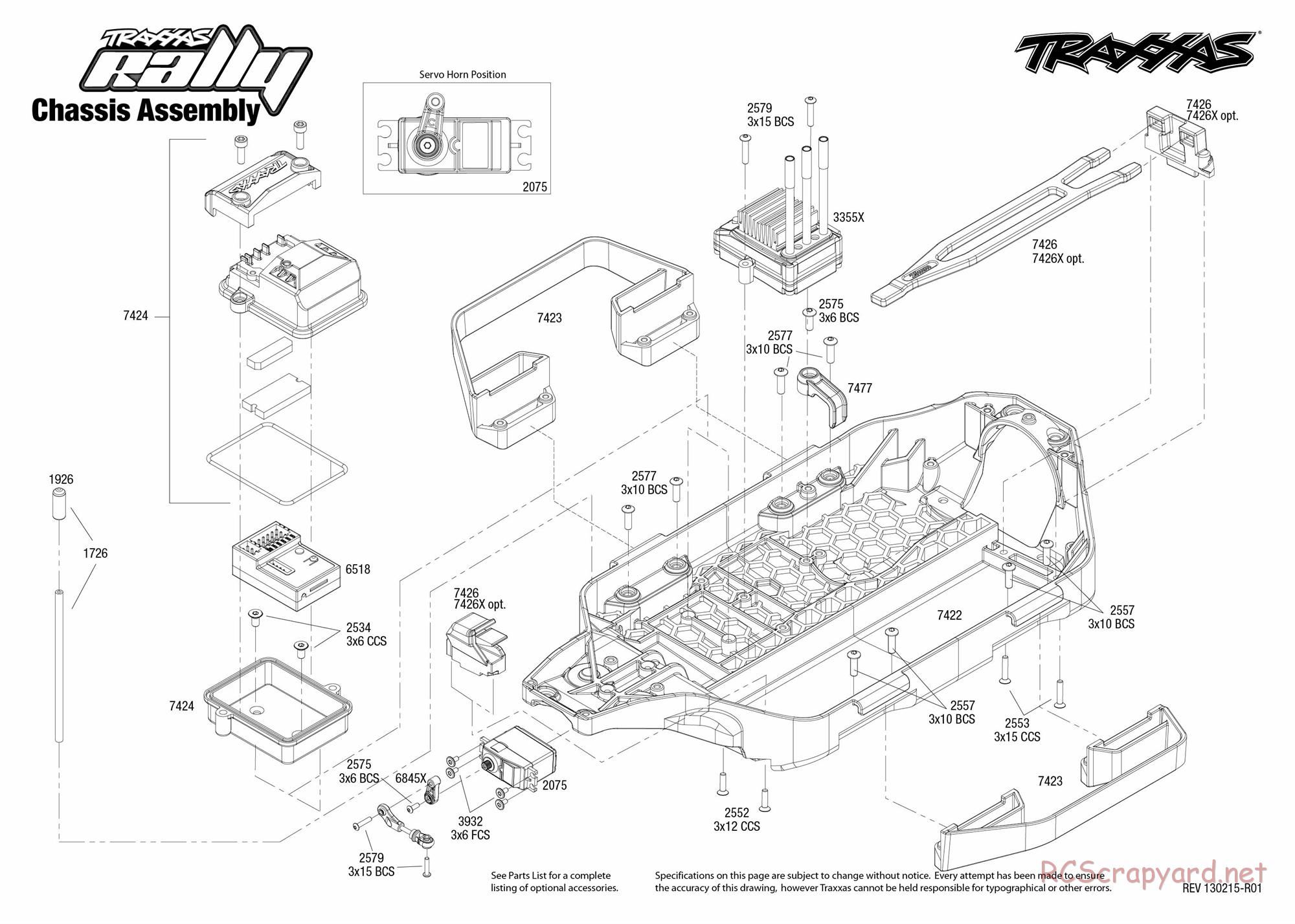 Traxxas - Rally (2012) - Exploded Views - Page 1