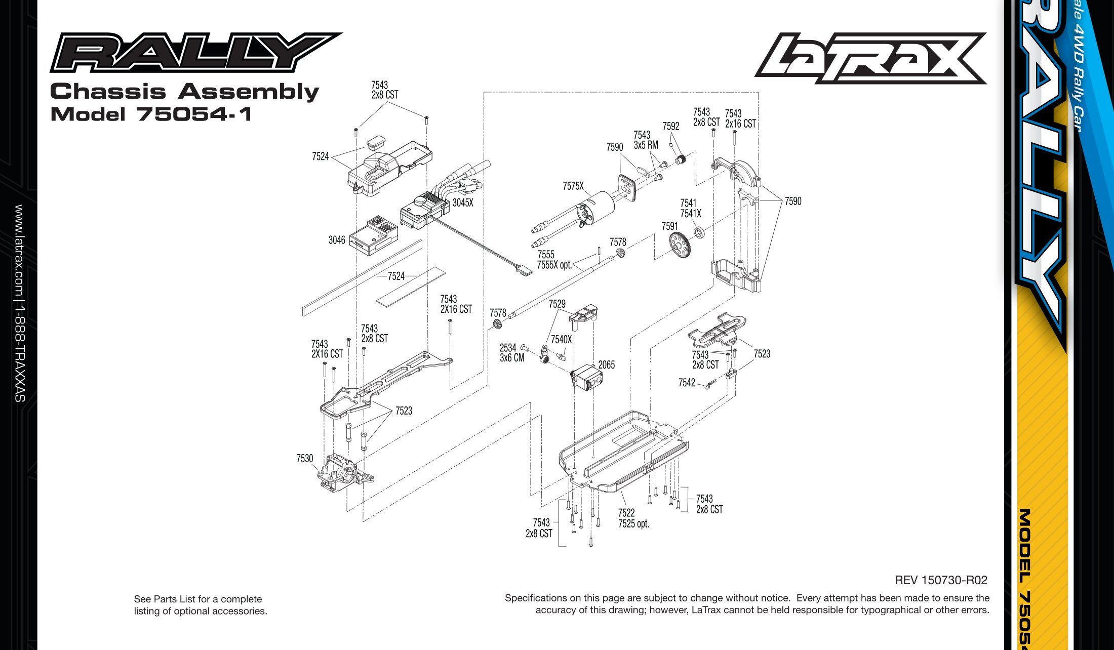 Traxxas - LaTrax Rally - Exploded Views - Page 2