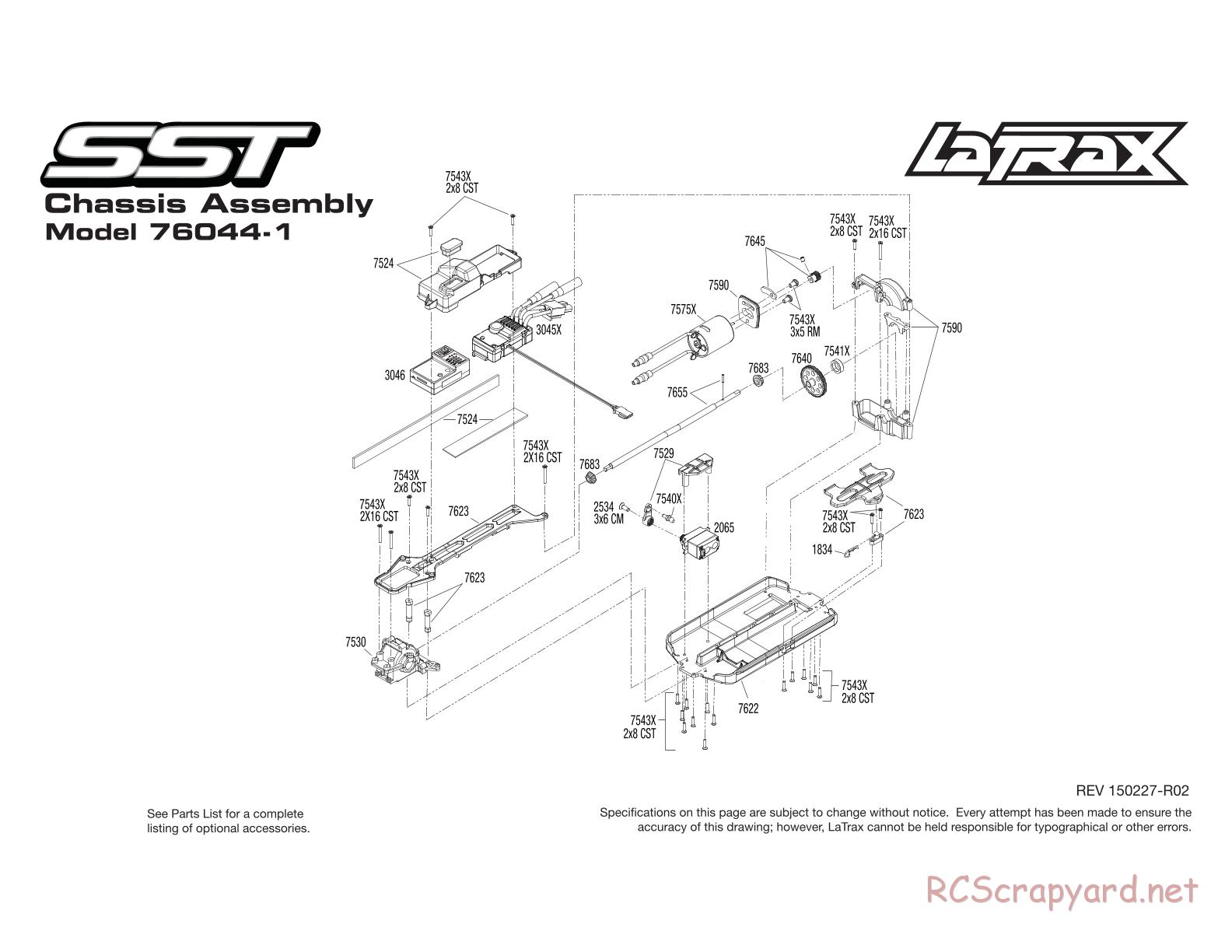 Traxxas - LaTrax SST (2014) - Exploded Views - Page 2
