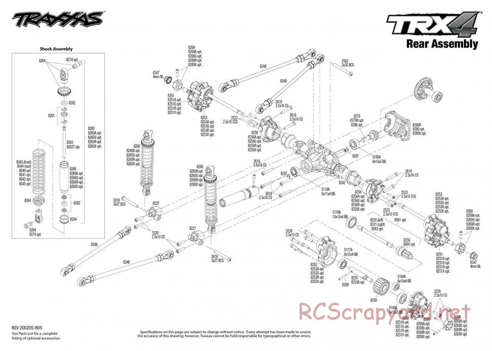 Traxxas - TRX-4 Sport - Exploded Views - Page 3