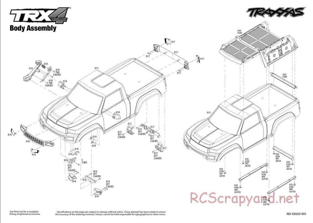 Traxxas - TRX-4 Sport - Exploded Views - Page 4