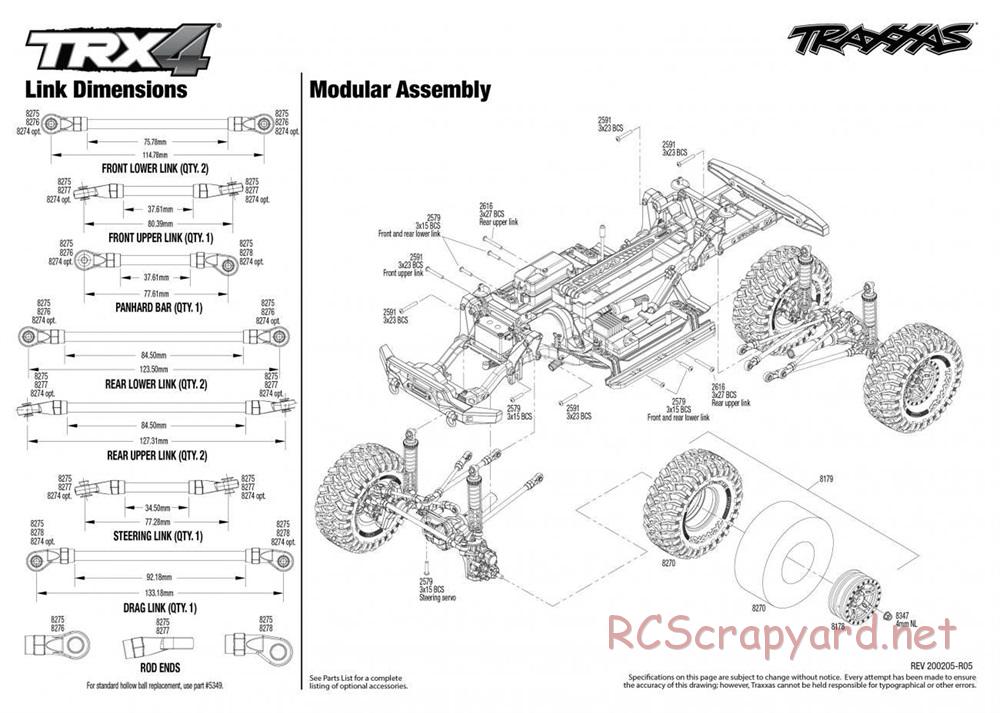 Traxxas - TRX-4 Sport - Exploded Views - Page 6