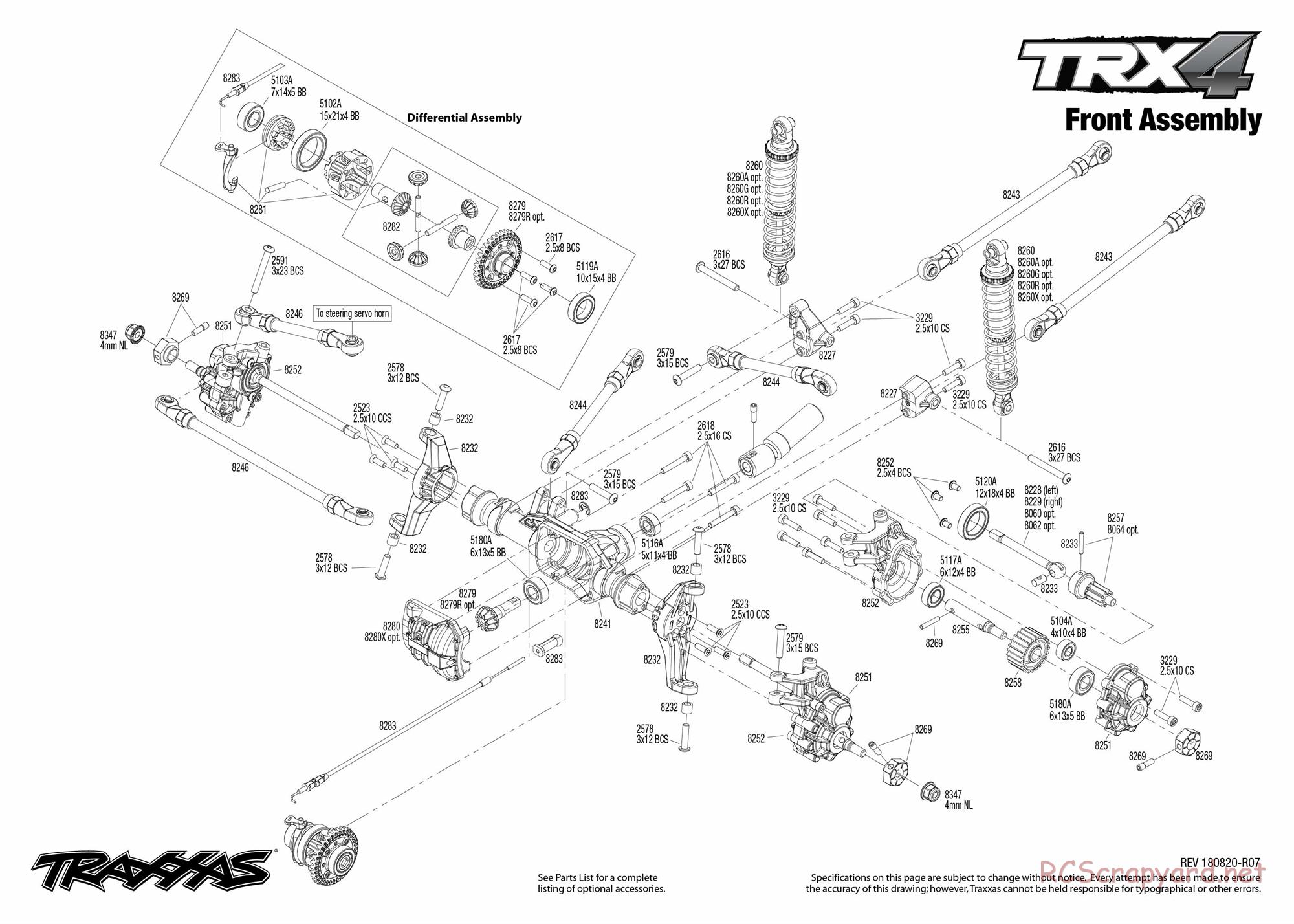 Traxxas - TRX-4 Chassis (2018) - Exploded Views - Page 2