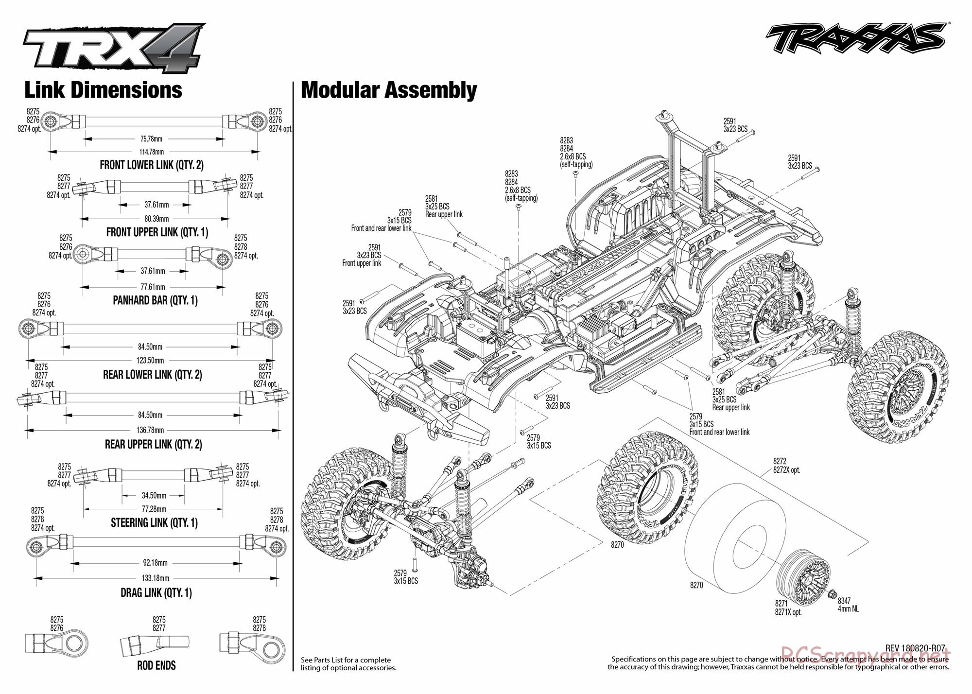 Traxxas - TRX-4 Chassis (2018) - Exploded Views - Page 3