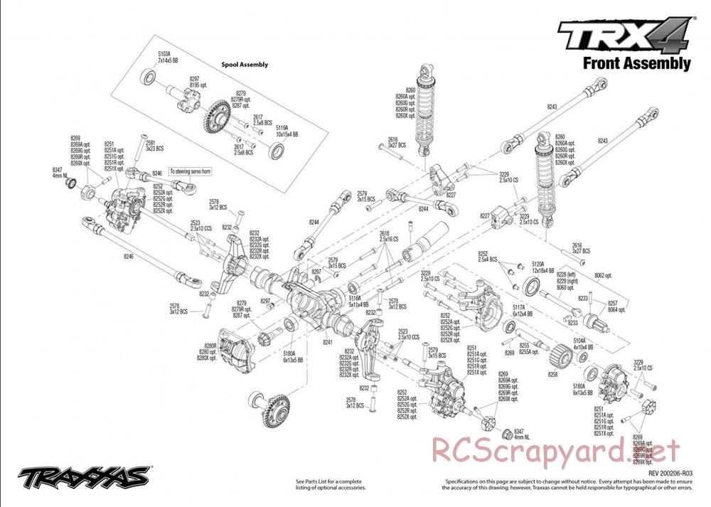 Traxxas - TRX-4 Equipped with Traxx - Exploded Views - Page 2