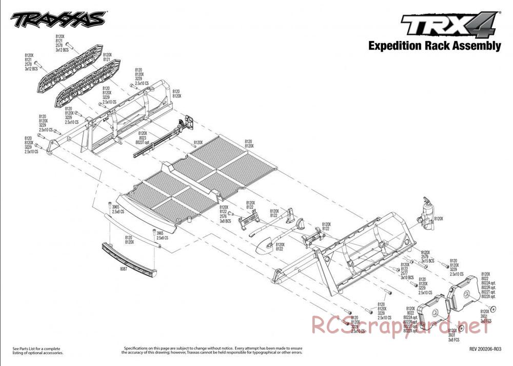 Traxxas - TRX-4 Equipped with Traxx - Exploded Views - Page 3