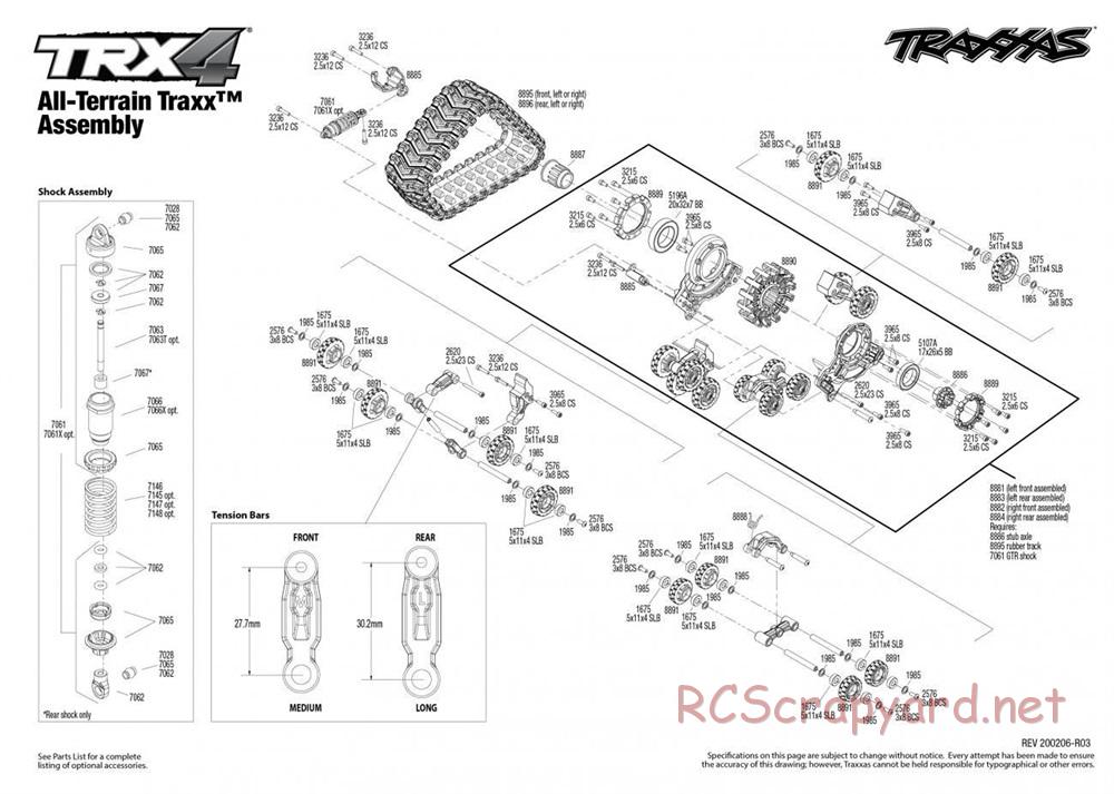 Traxxas - TRX-4 Equipped with Traxx - Exploded Views - Page 4