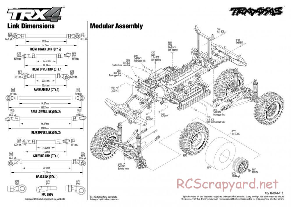 Traxxas - TRX-4 Land Rover Defender - Exploded Views - Page 6