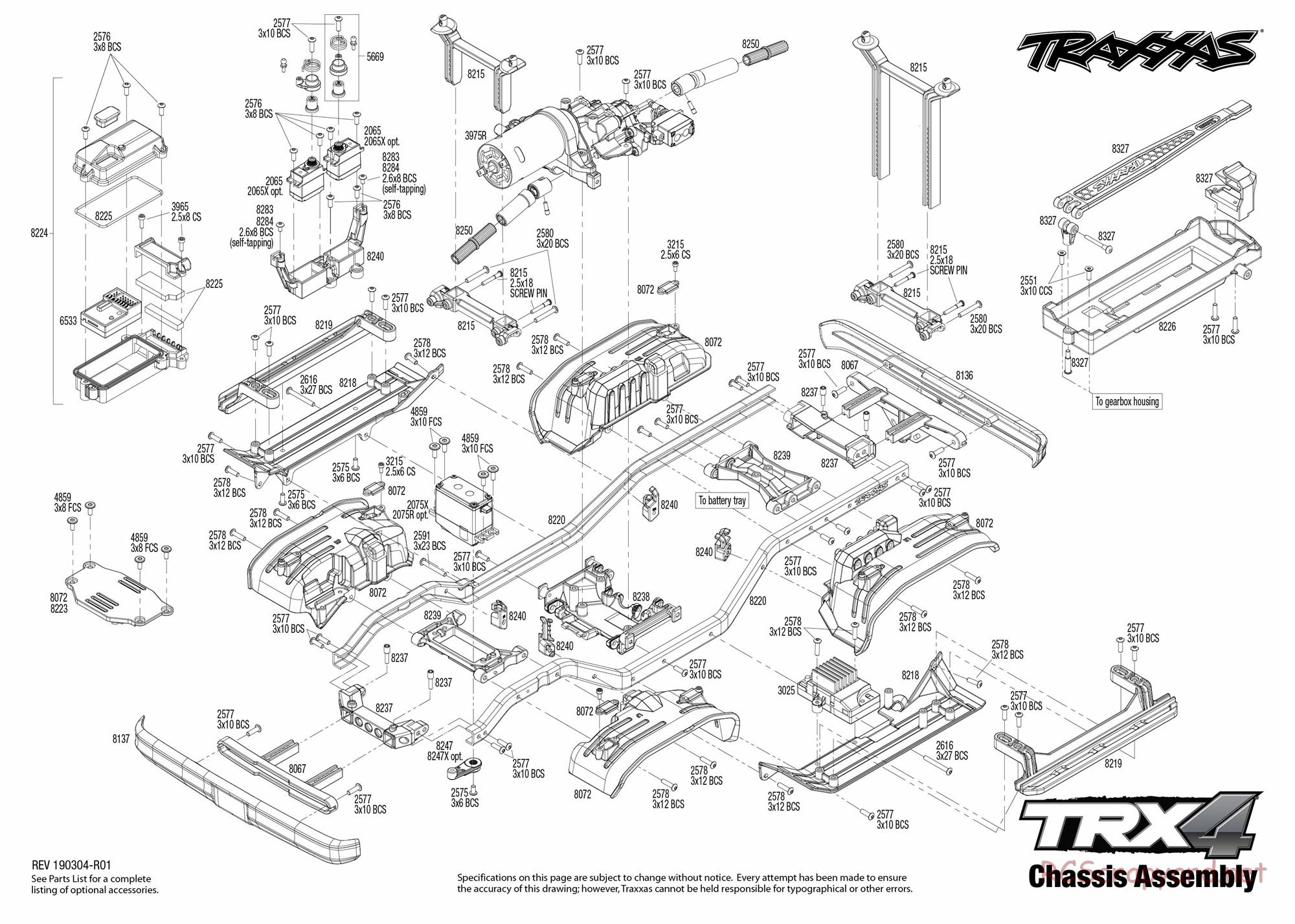 Traxxas - TRX-4 Chevrolet K5 Blazer (2019) - Exploded Views - Page 2