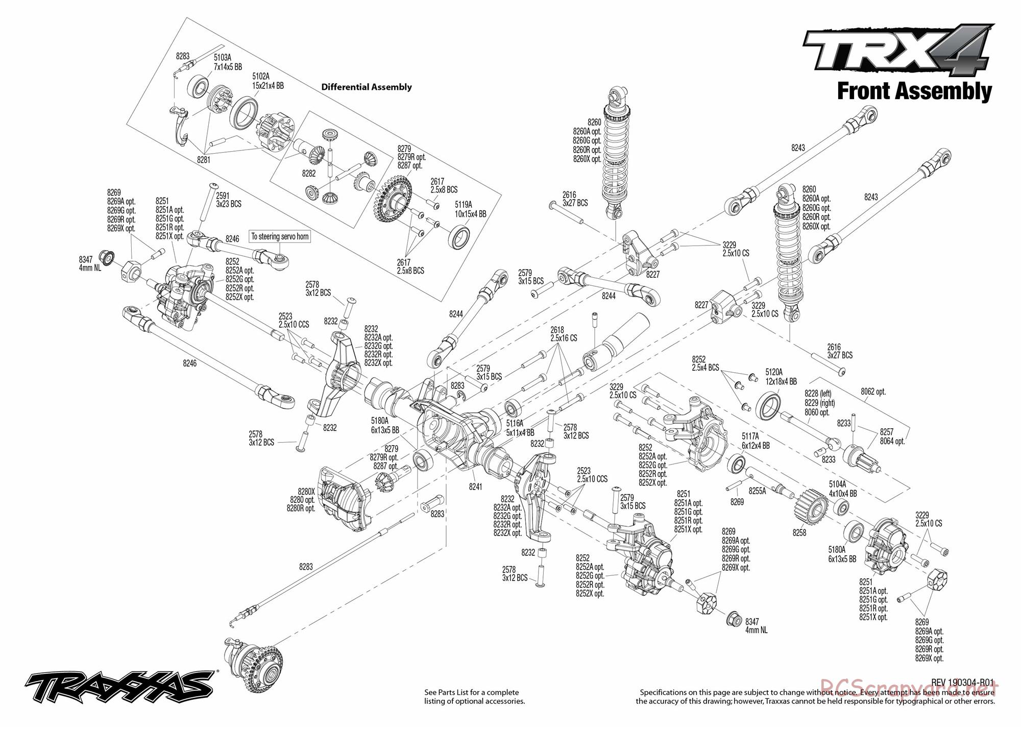 Traxxas - TRX-4 Chevrolet K5 Blazer (2019) - Exploded Views - Page 3