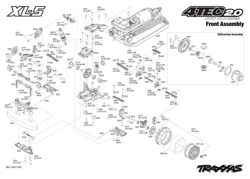 Traxxas - 4-Tec 2.0 XL-5 - Exploded Views - Page 2