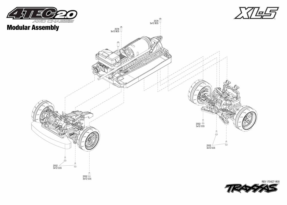 Traxxas - 4-Tec 2.0 XL-5 - Exploded Views - Page 4