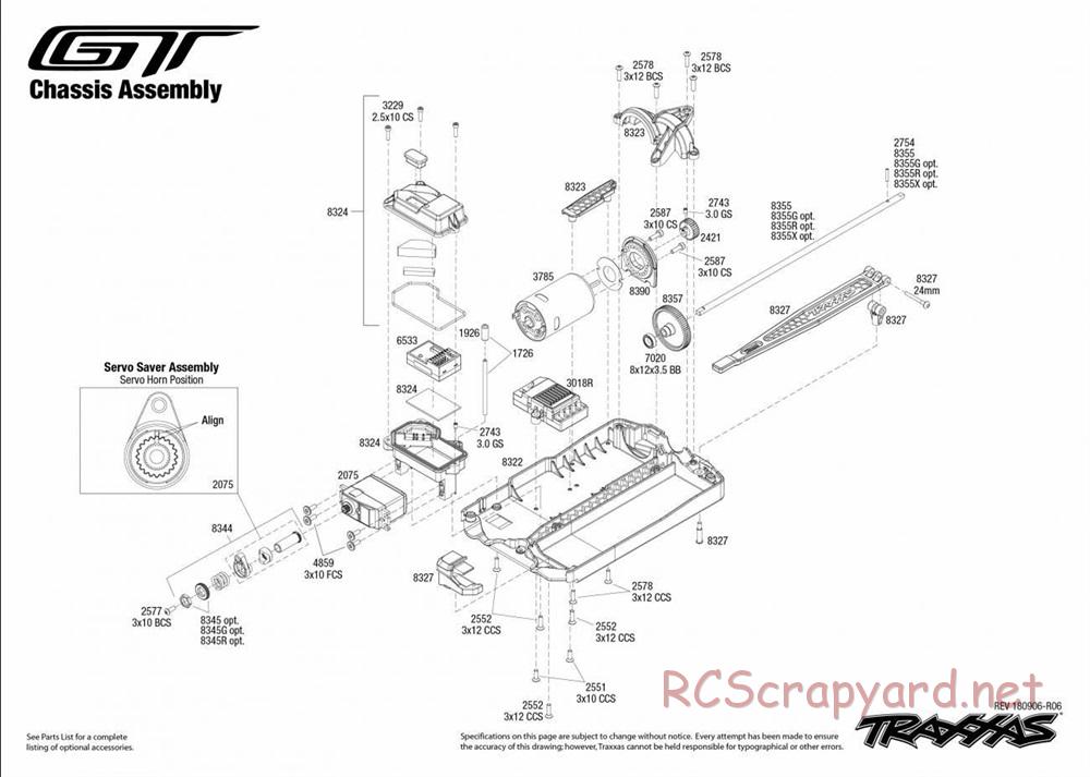 Traxxas - Ford GT - Exploded Views - Page 1