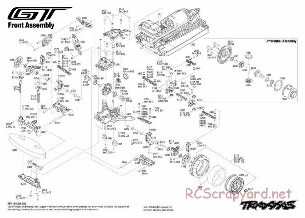 Traxxas - Ford GT - Exploded Views - Page 2