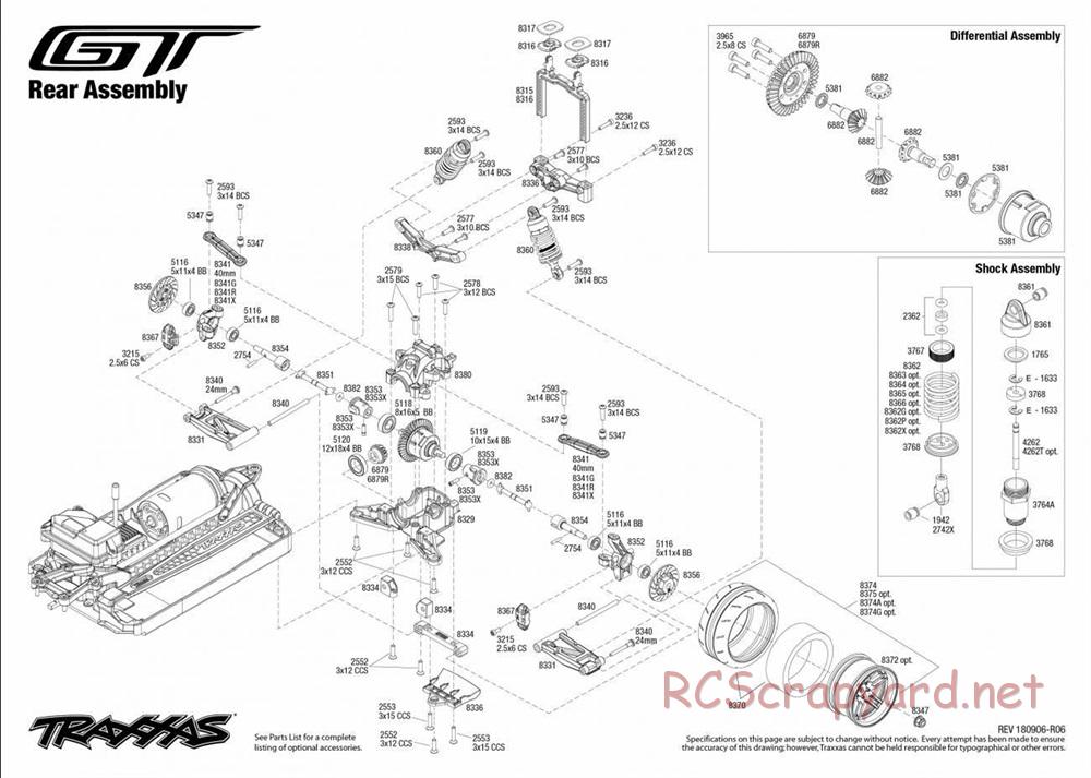Traxxas - Ford GT - Exploded Views - Page 3