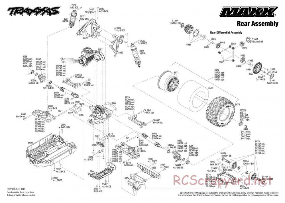 Traxxas - Maxx - Exploded Views - Page 3